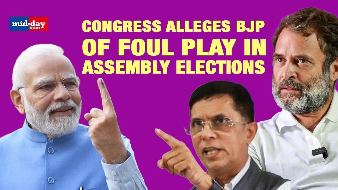 Congress Alleges BJP Of Foul Play In Assembly Elections